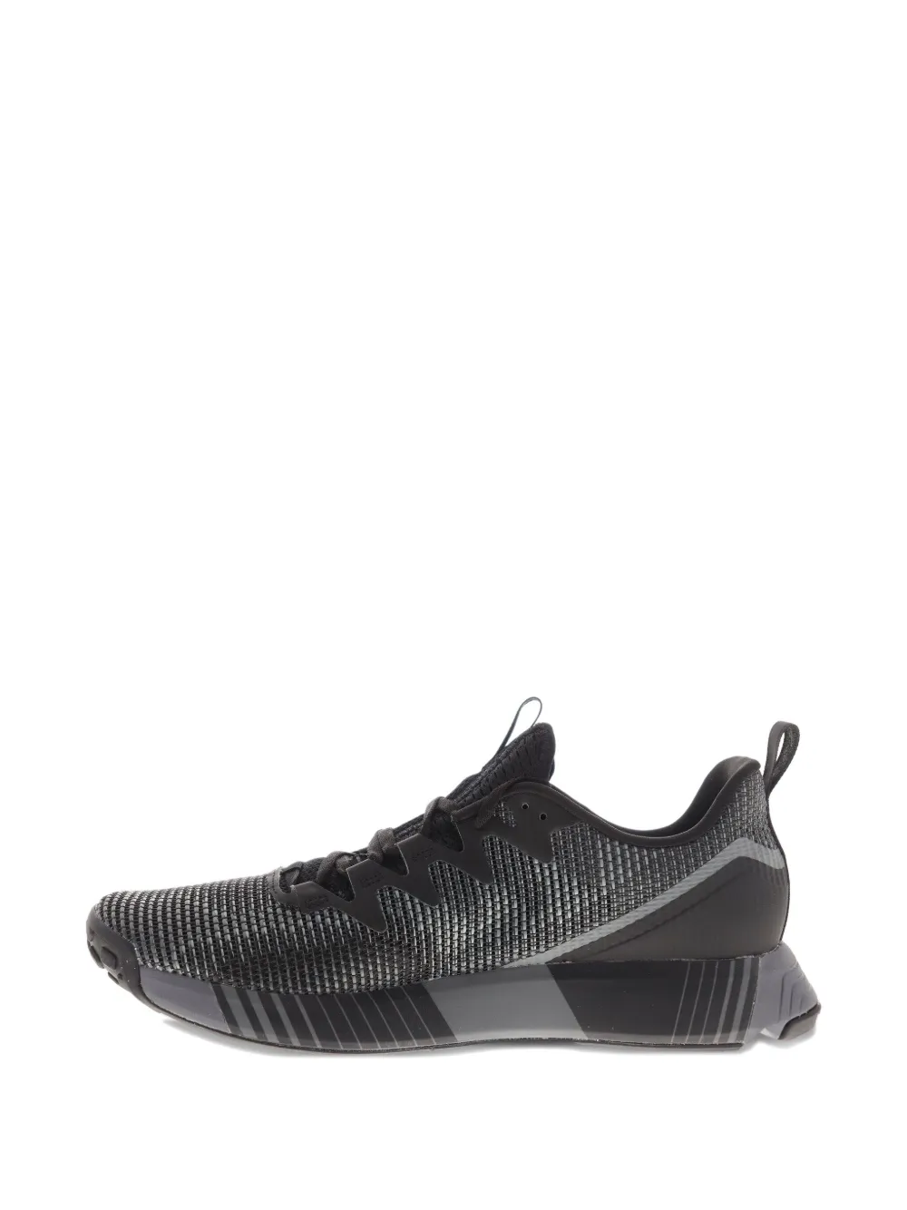 Reebok Fusion Flexweave "black Alloy" Sneakers In Black