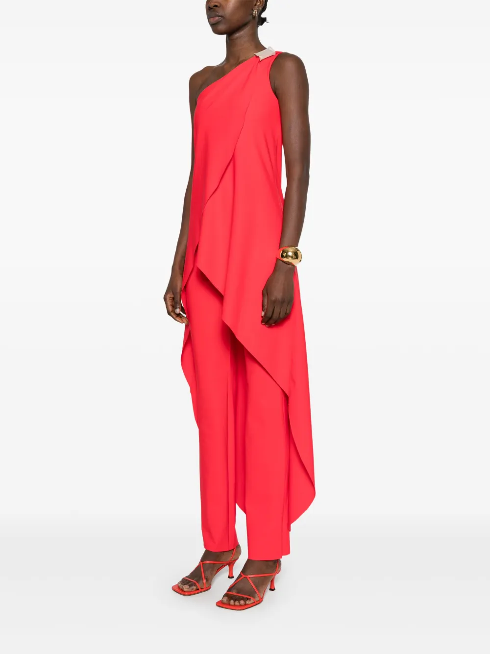 Shop Chiara Boni La Petite Robe Kokei Jumpsuit In Green