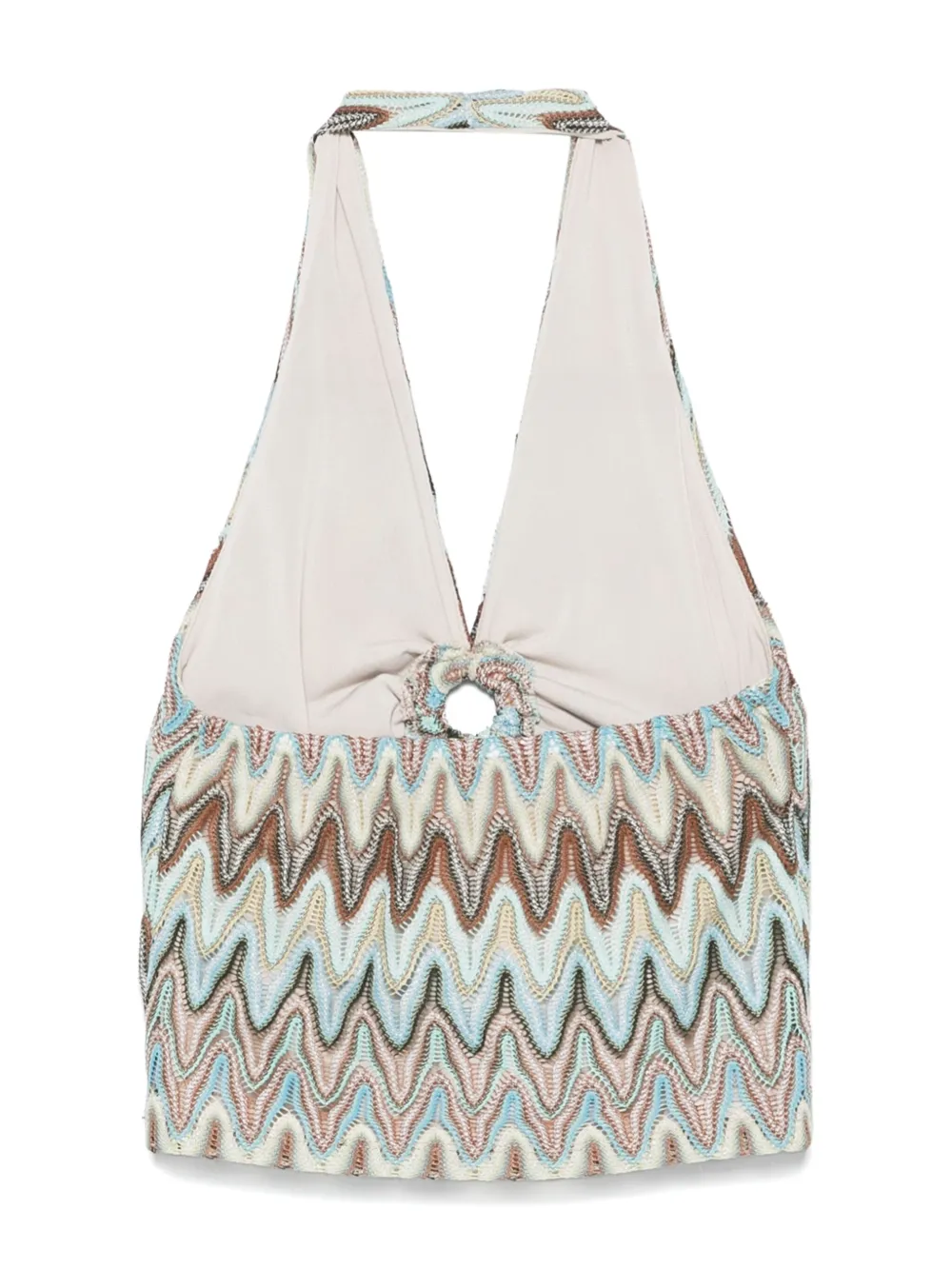 Miss Grant Kids Broek met patroon Blauw