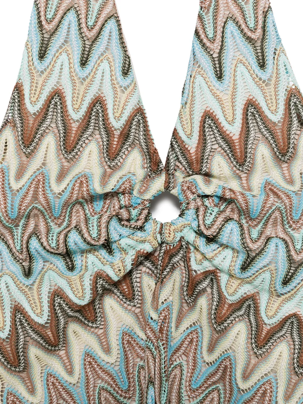 Miss Grant Kids Broek met patroon Blauw
