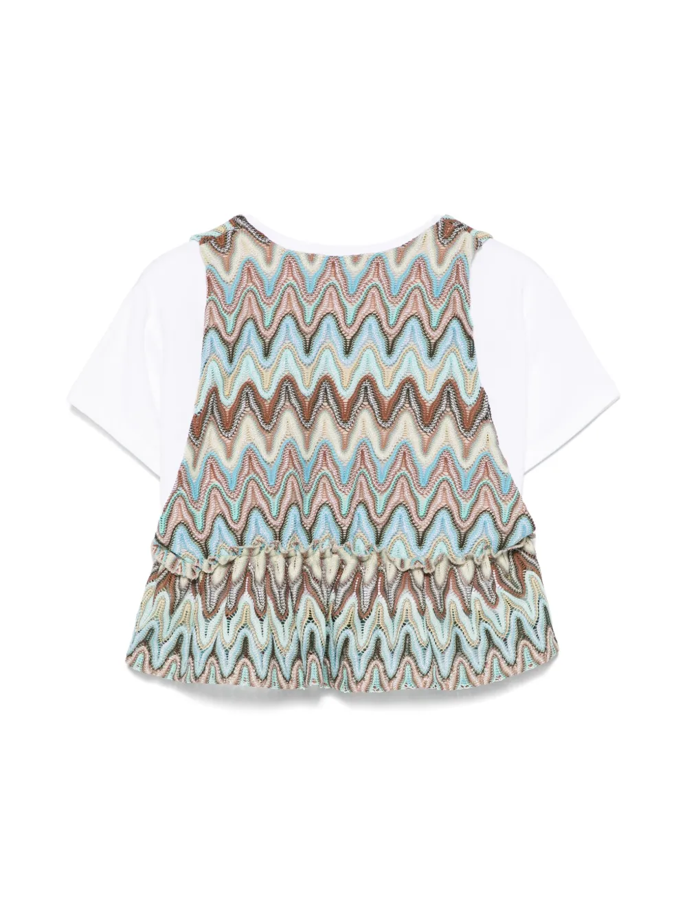 Miss Grant Kids wave-pattern T-shirt set (set of two) | Girls T-Shirts | Image 2