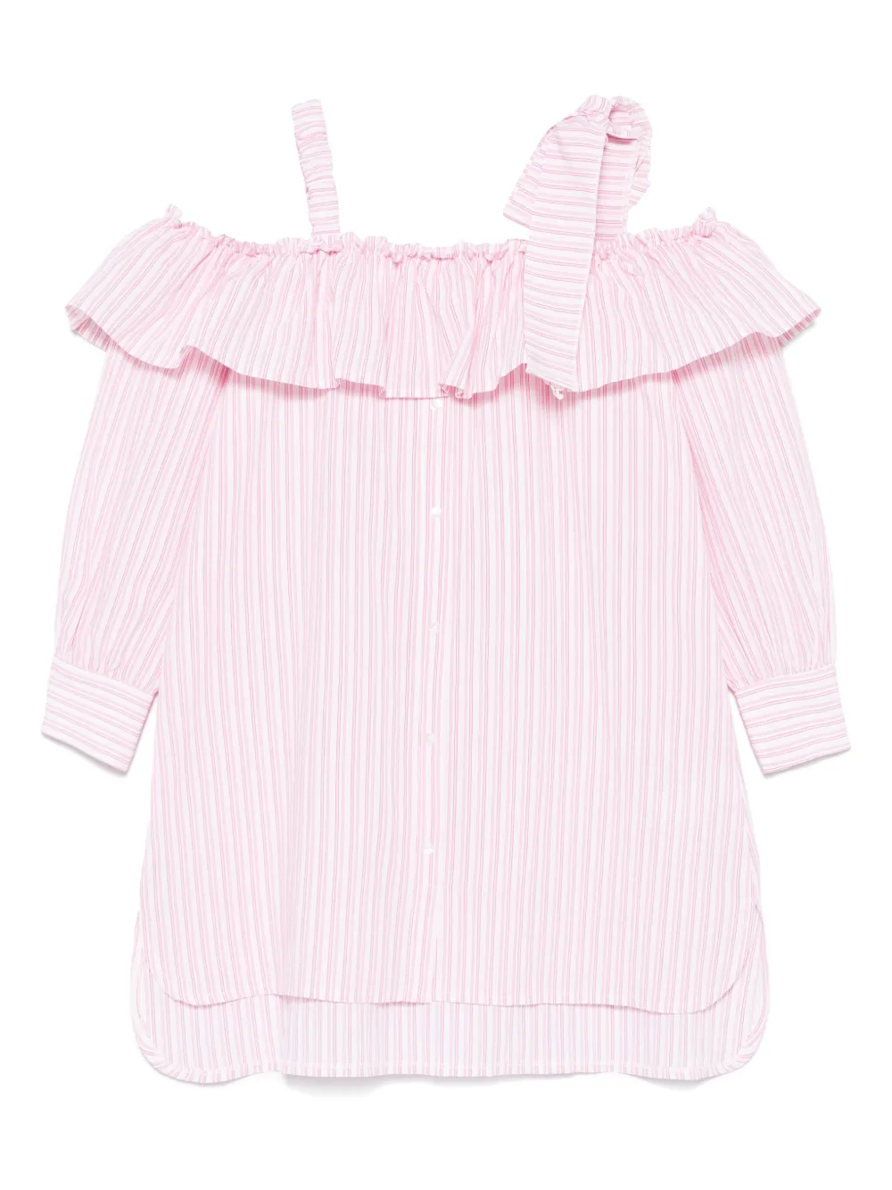 Miss Grant Kids ストライプ ワンピース - ピンク Miss Grant Kids ストライプ ワンピース - ピンク