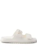 Prada leather slides - White