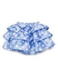Miss Grant Kids polka-dot skirt - Blue
