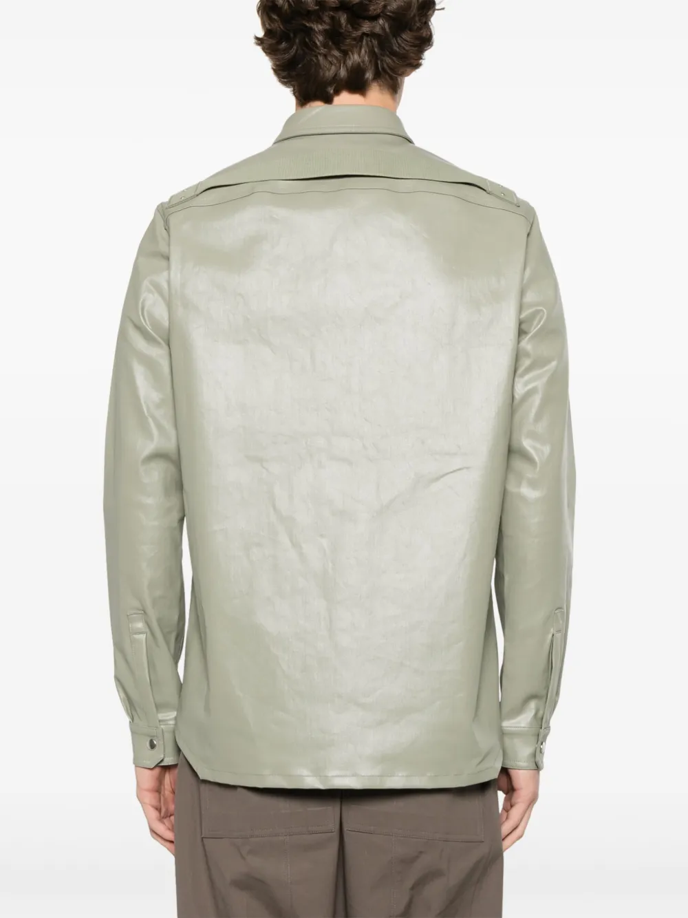 Rick Owens Hollywood shirtjack Groen