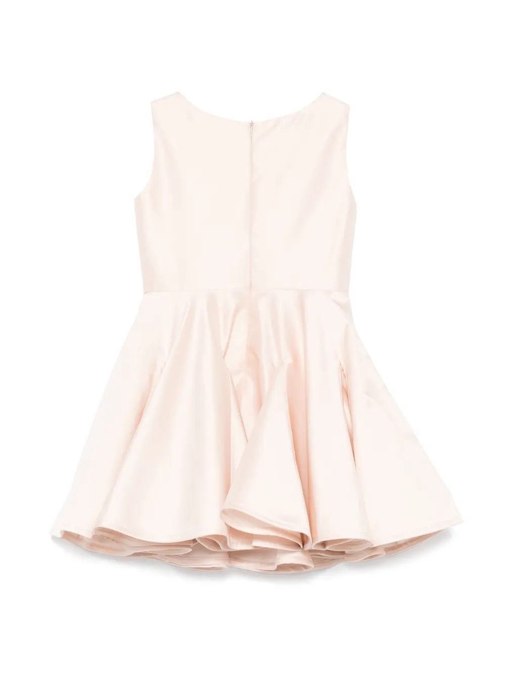 Elisabetta Franchi La Mia Bambina Jurk met logo van kristallen Roze