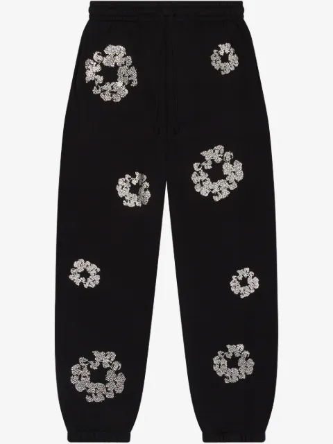 Denim Tears Calça Swarovski Wreath "Black"