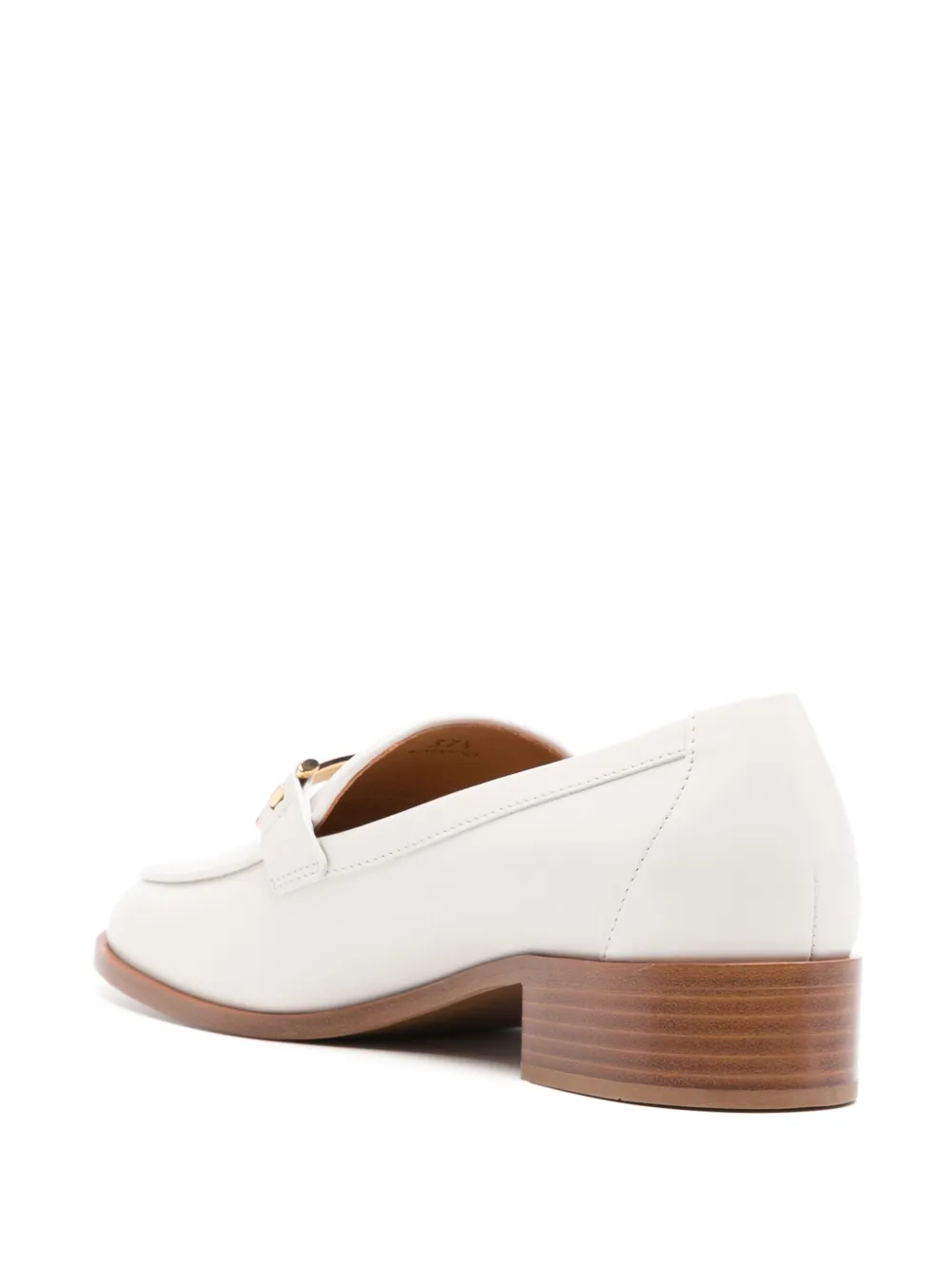 Tod's leather loafers White