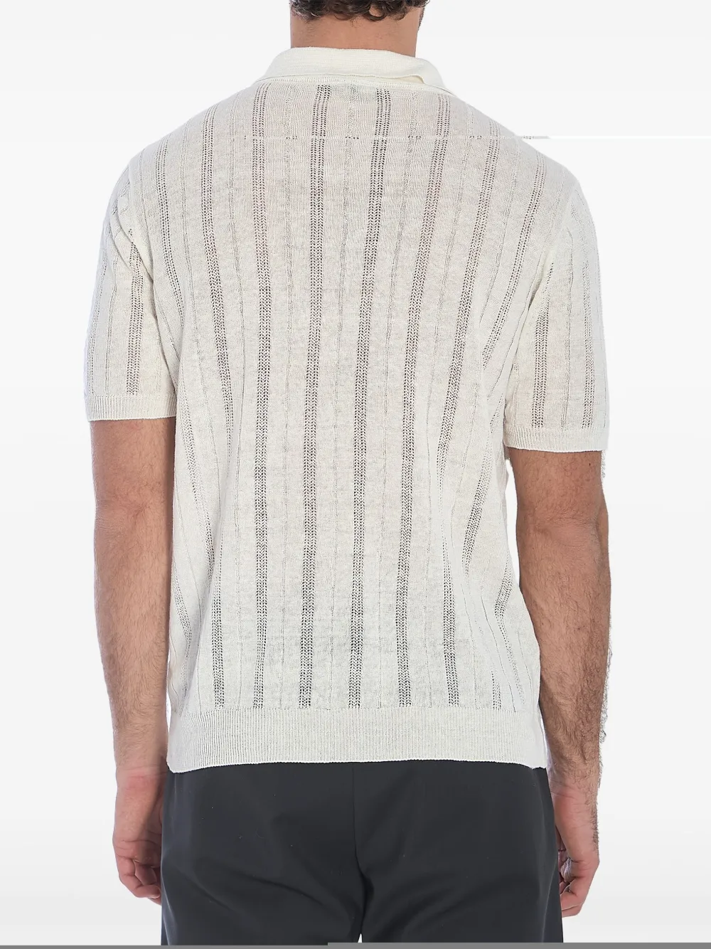 Roberto Collina Poloshirt met print Wit