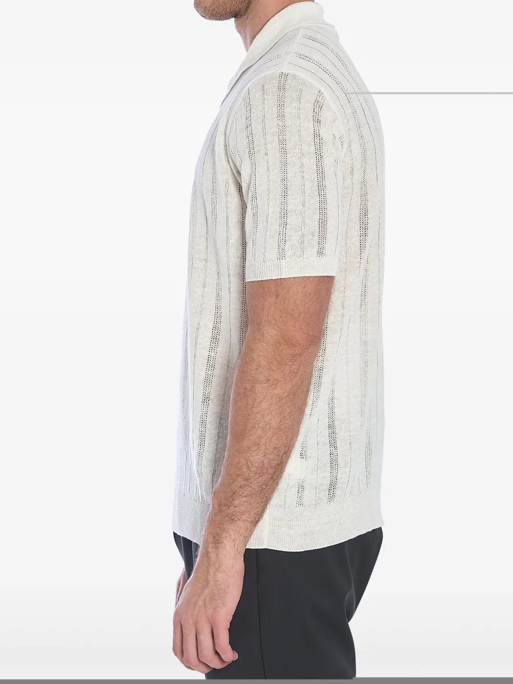 Roberto Collina Poloshirt met print Wit