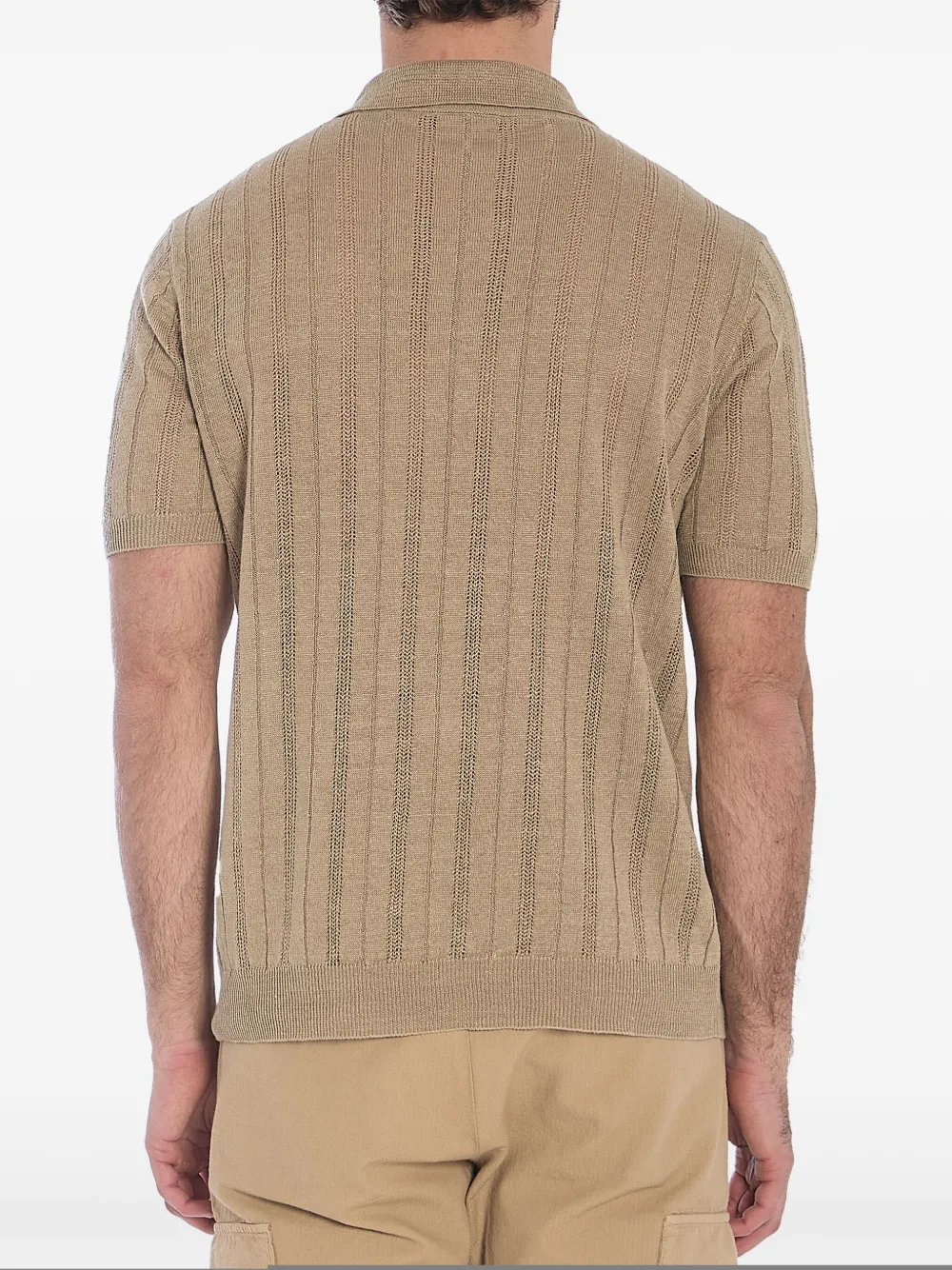 Roberto Collina Poloshirt met print Beige