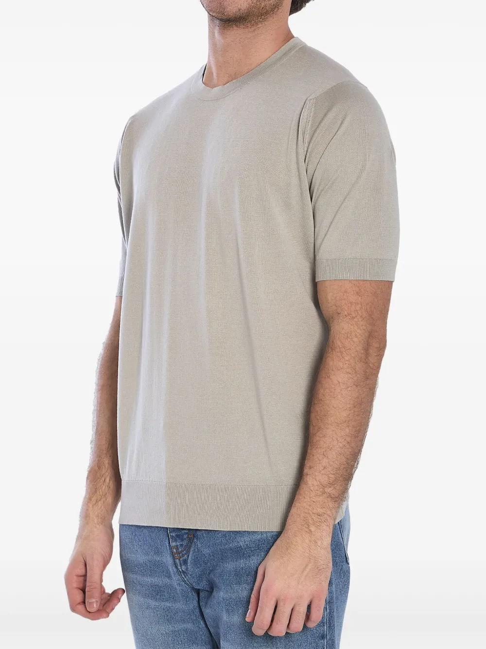 John Smedley Kempton T-shirt - Beige