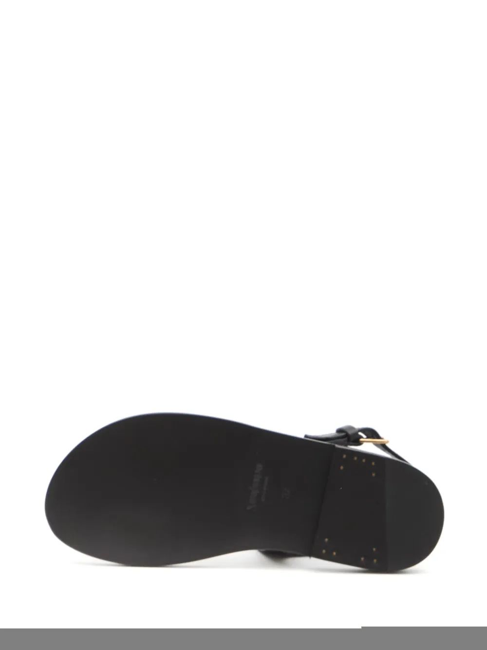 Saint Laurent Cassandre sandals Black