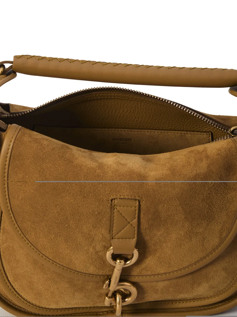 Burberry Kleine B Clip shopper Bruin