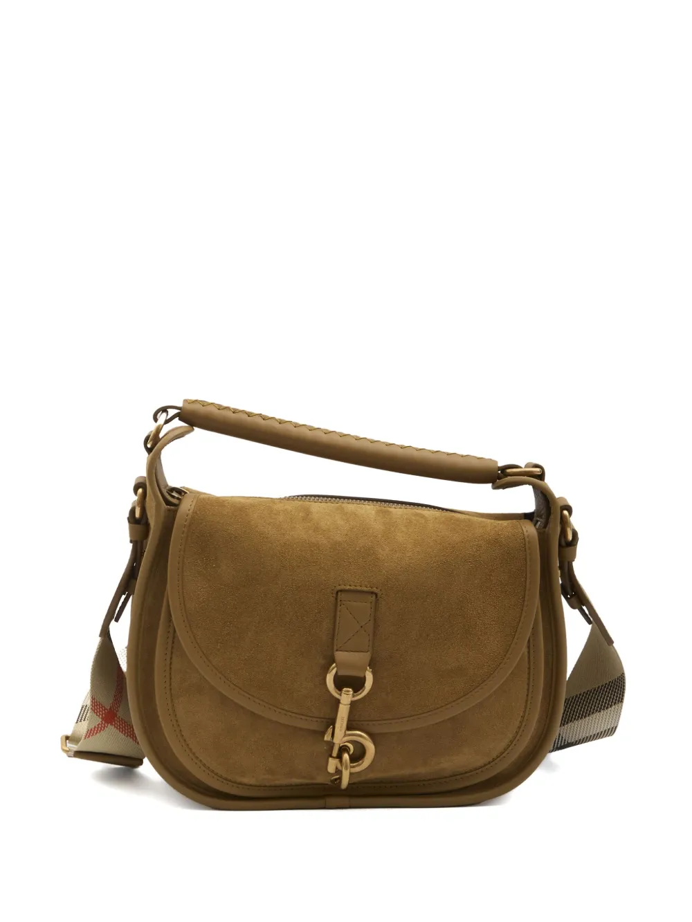 Burberry Kleine B Clip shopper Bruin