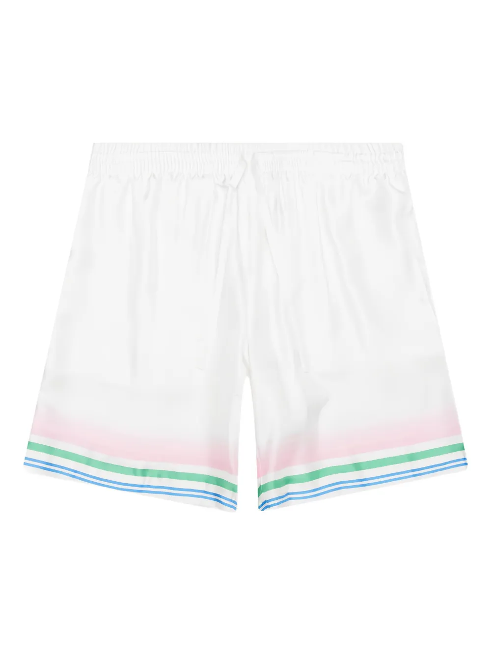 Casablanca Gestreepte shorts met trekkoord Wit