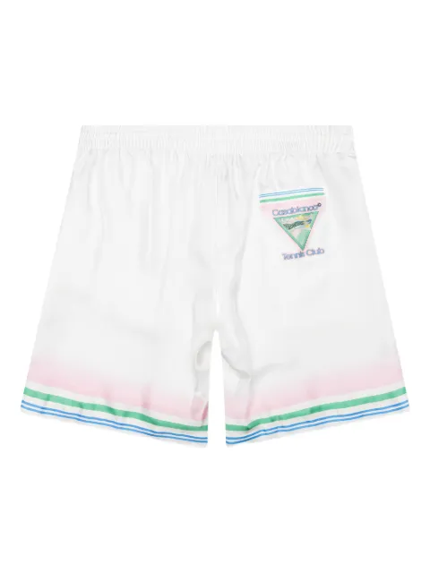 Casablanca drawstring striped shorts
