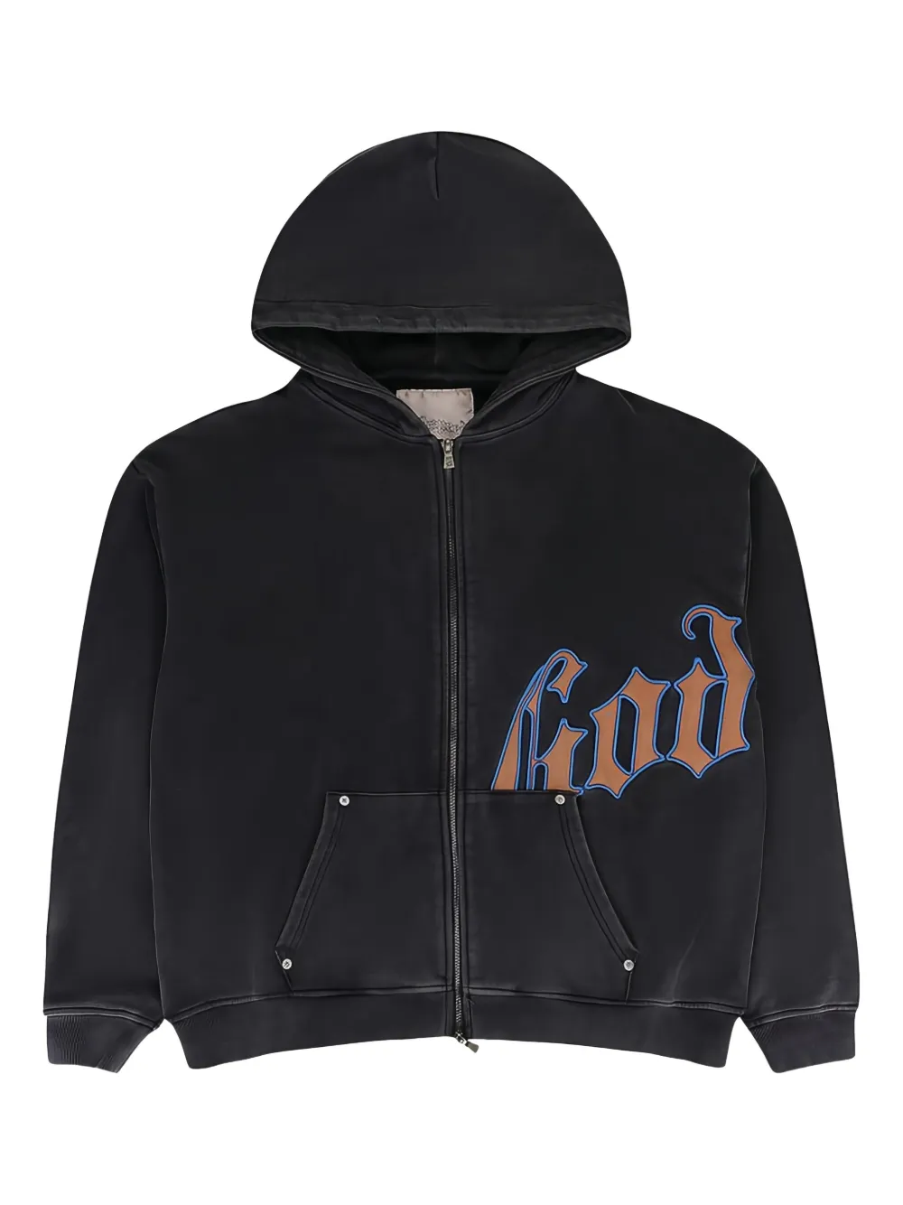 STADIUM GOODS logo-embroidered zip-up tracksuit bottoms - Zwart
