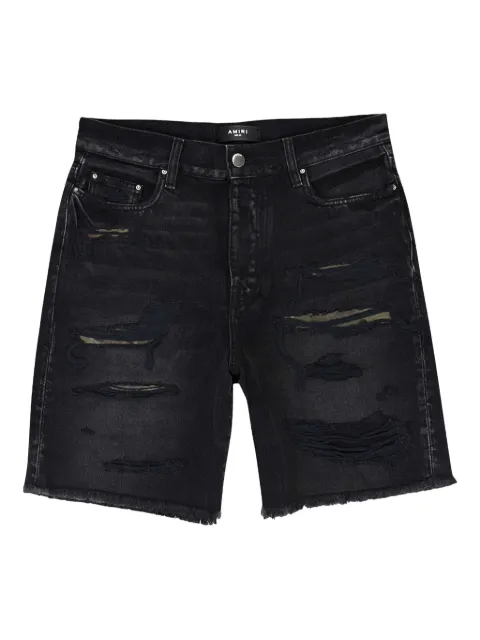 AMIRI distressed-effect denim shorts