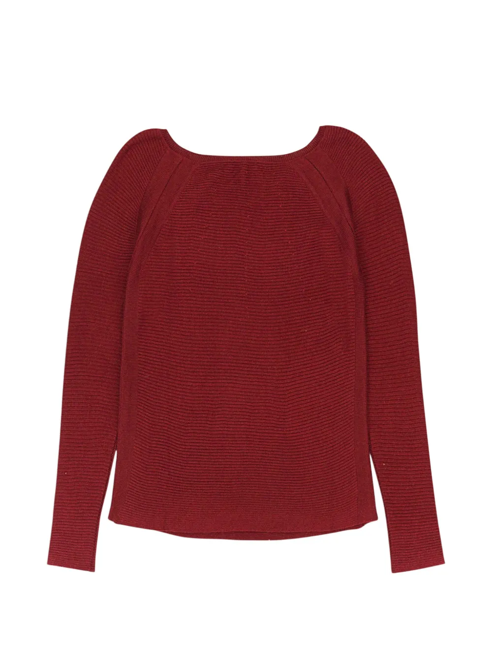 Loro Piana Geribbelde sweater Rood