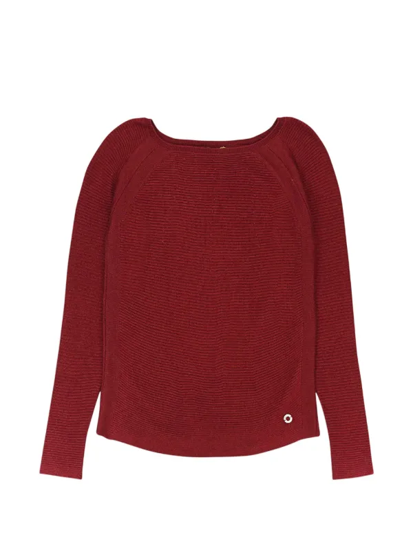 Loro Piana Ribbed Sweater in Red