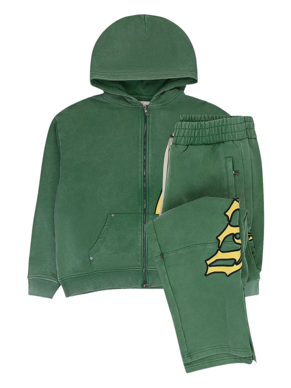 STADIUM GOODS logo-applique tracksuit Groen