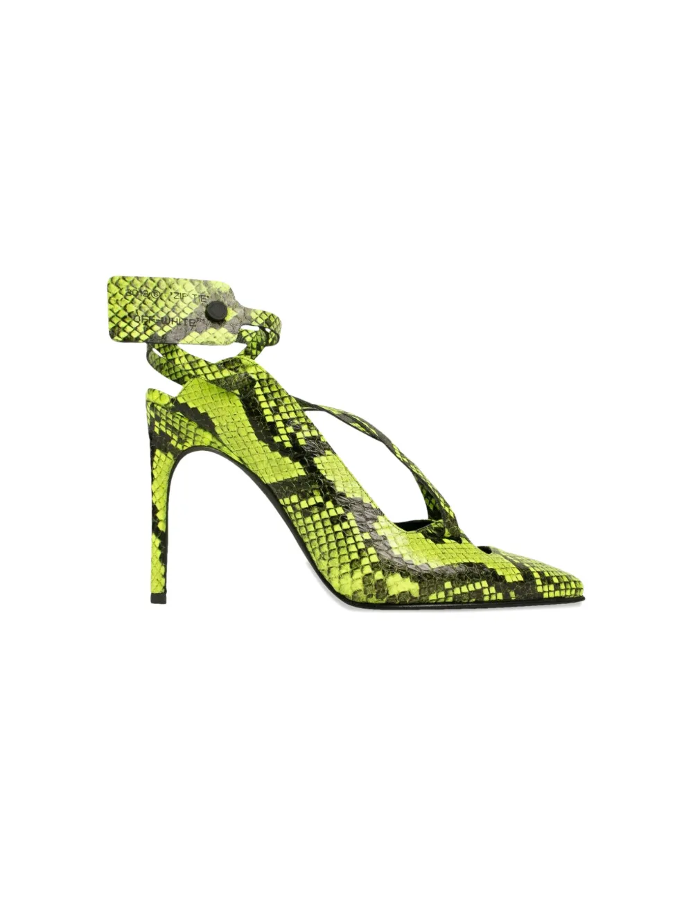 Off-White Warped pumps Green