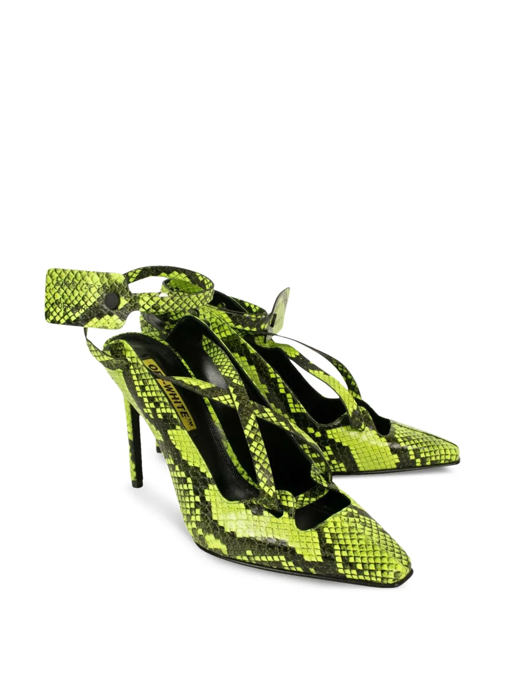 Off-White Warped pumps Green