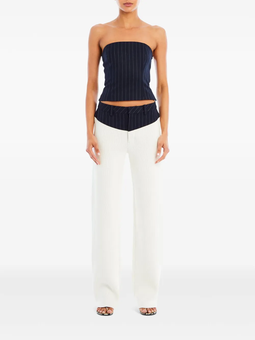 Ser.o.ya Bridgette Bustier Top In Blue