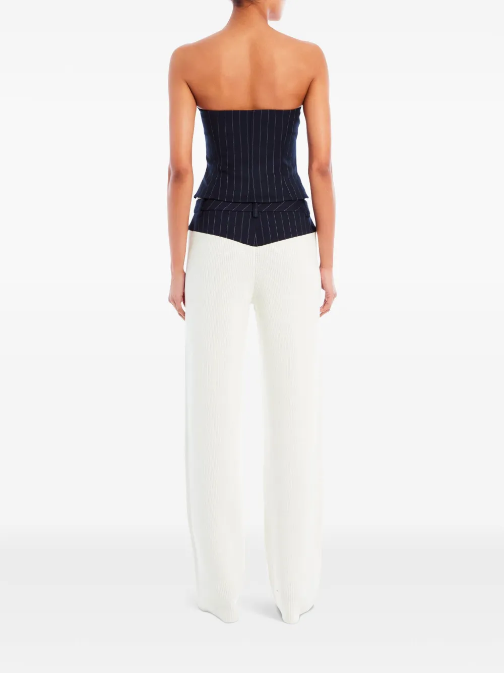 Ser.o.ya Bridgette Bustier Top In Blue