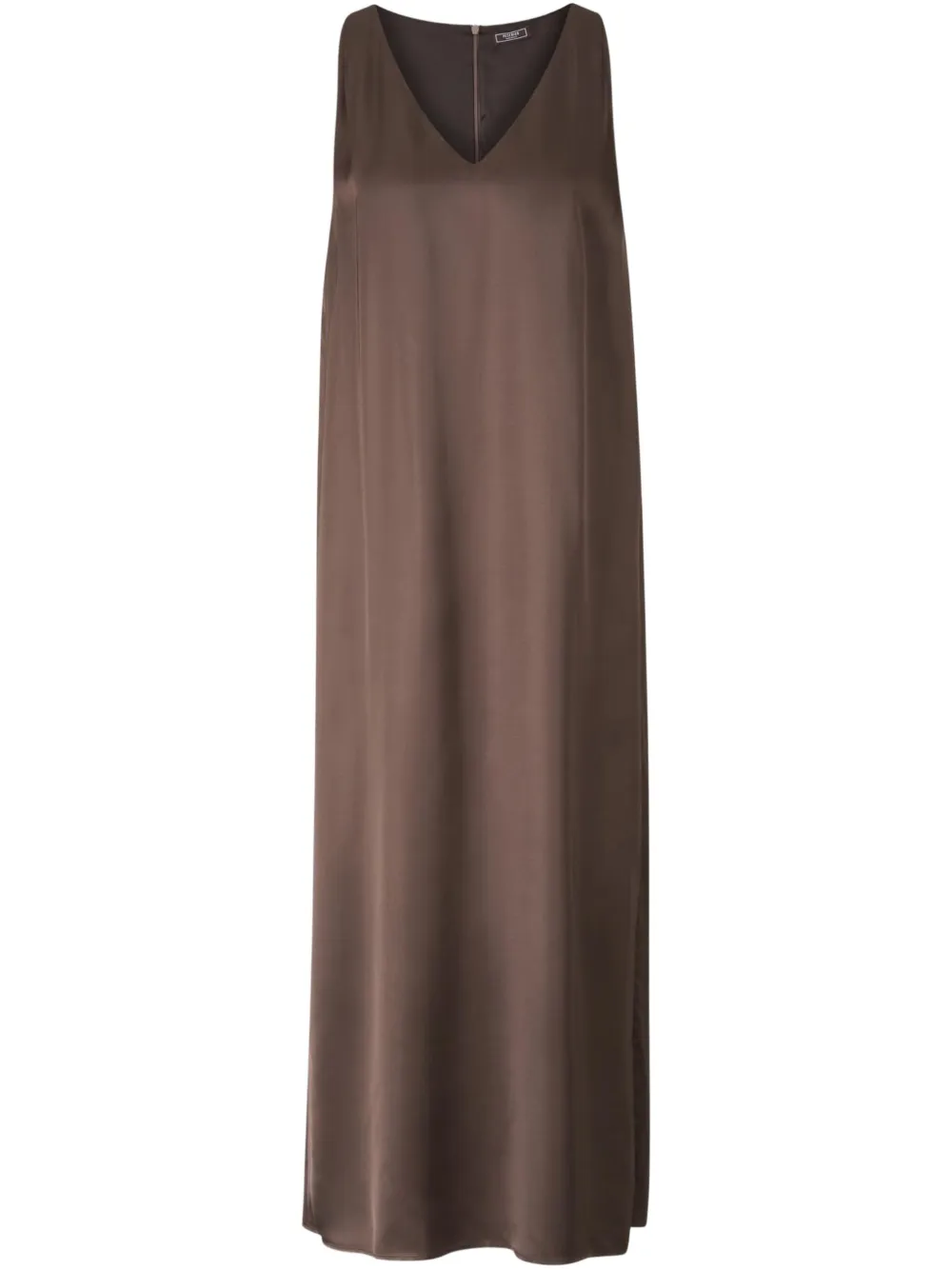 satin maxi dress