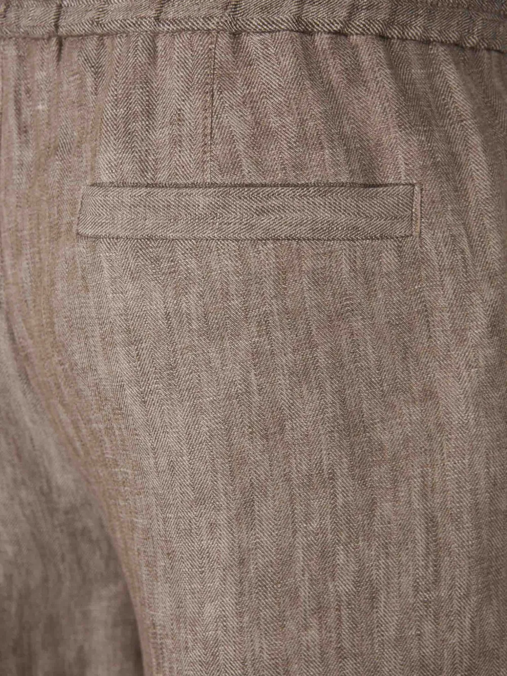Brunello Cucinelli Linnen shorts Bruin
