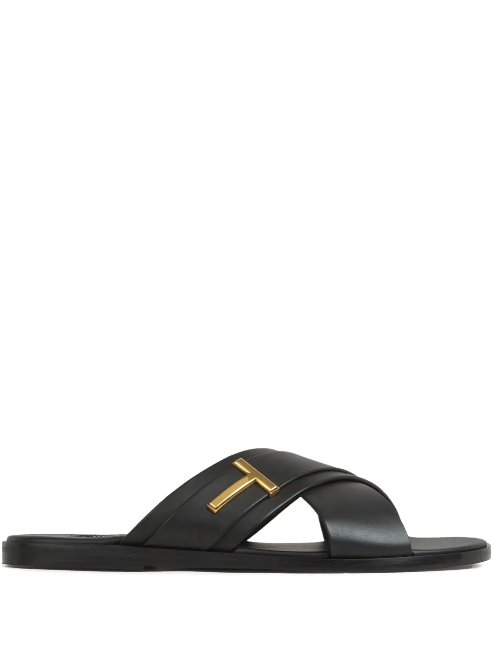 TOM FORD logo slides Black