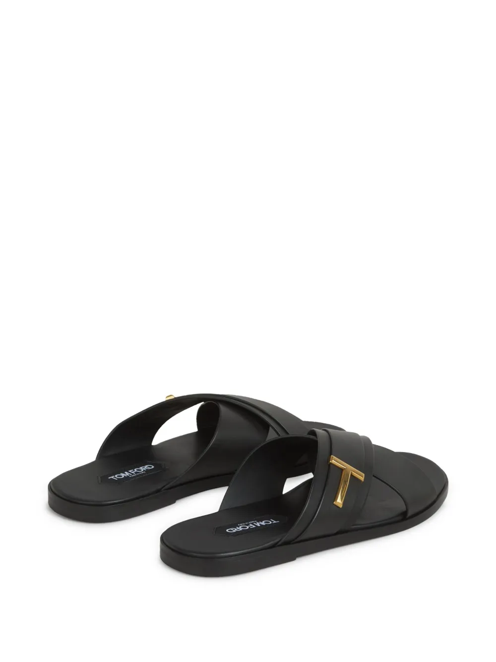 TOM FORD logo slides Black