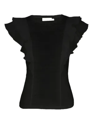 Tシャツ・カットソー ZIMMERMANN Women Tops 4245TSS251 BLACK Women's Zimmermann Tops | Sale Up To 70% Off At THE OUTNET