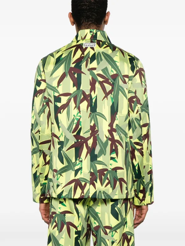 Kenzo Chiku-Rin Camo プリント オーバーシャツ | グリーン | FARFETCH JP