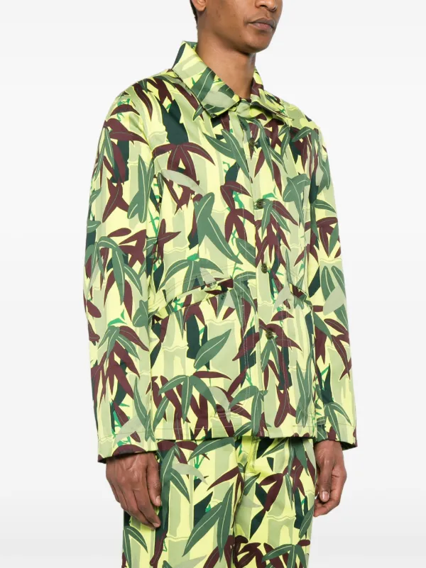 Kenzo Chiku-Rin Camo プリント オーバーシャツ | グリーン | FARFETCH JP