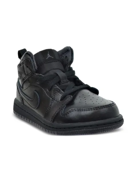 Jordan Kids Air Jordan 1 Mid BT "Black/Grey" sneakers
