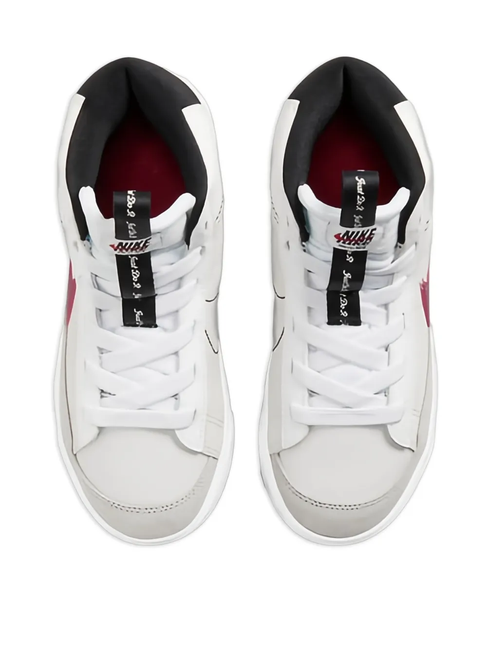 Nike Blazer Mid '77 panelled sneakers Neutrals