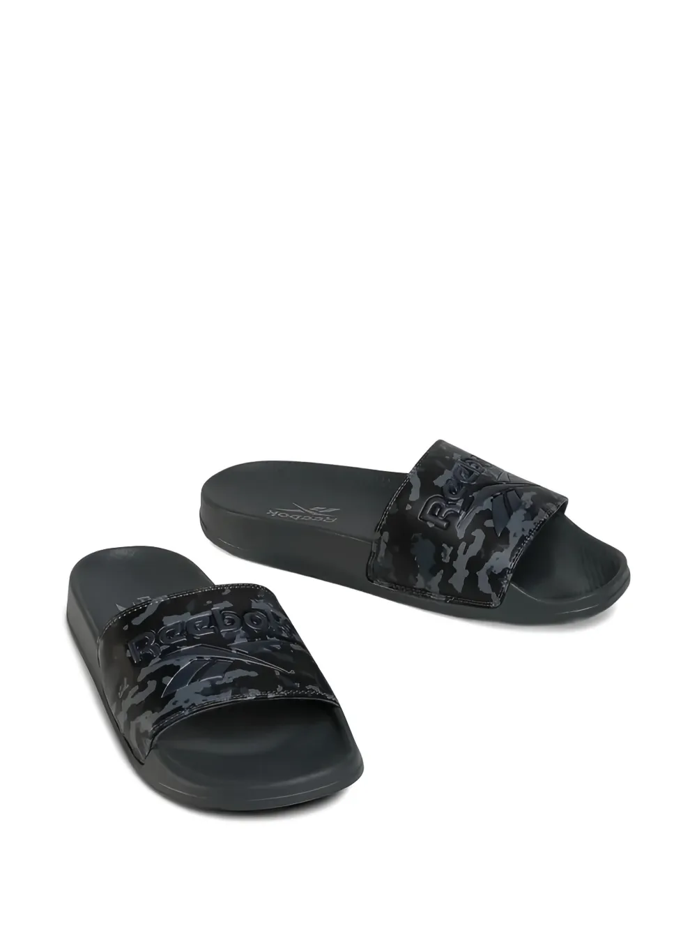 Reebok camo-print slides Black