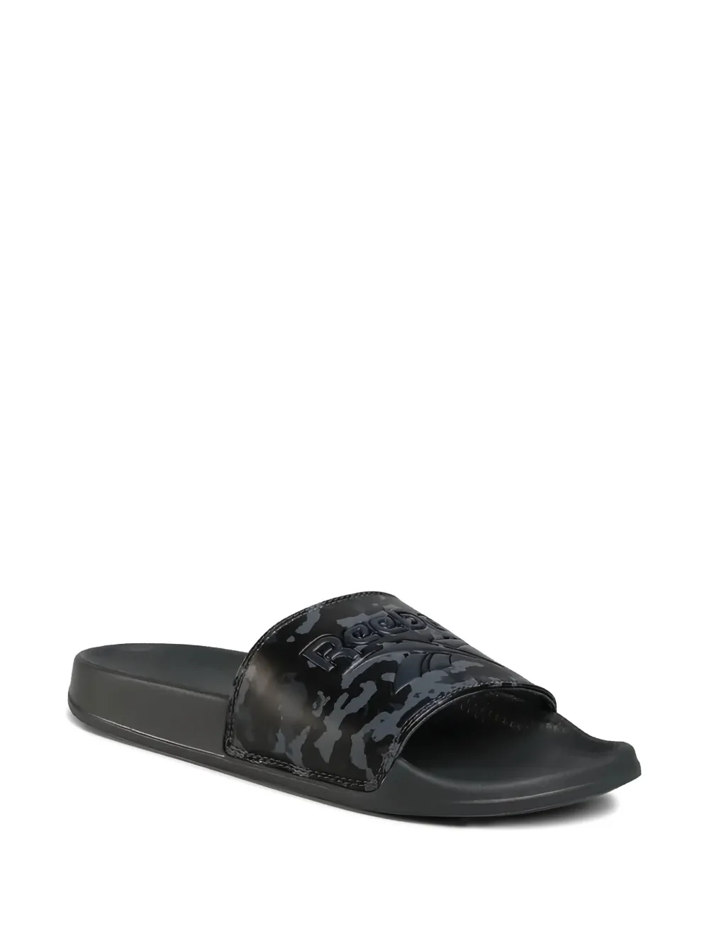 Reebok camo-print slides Black