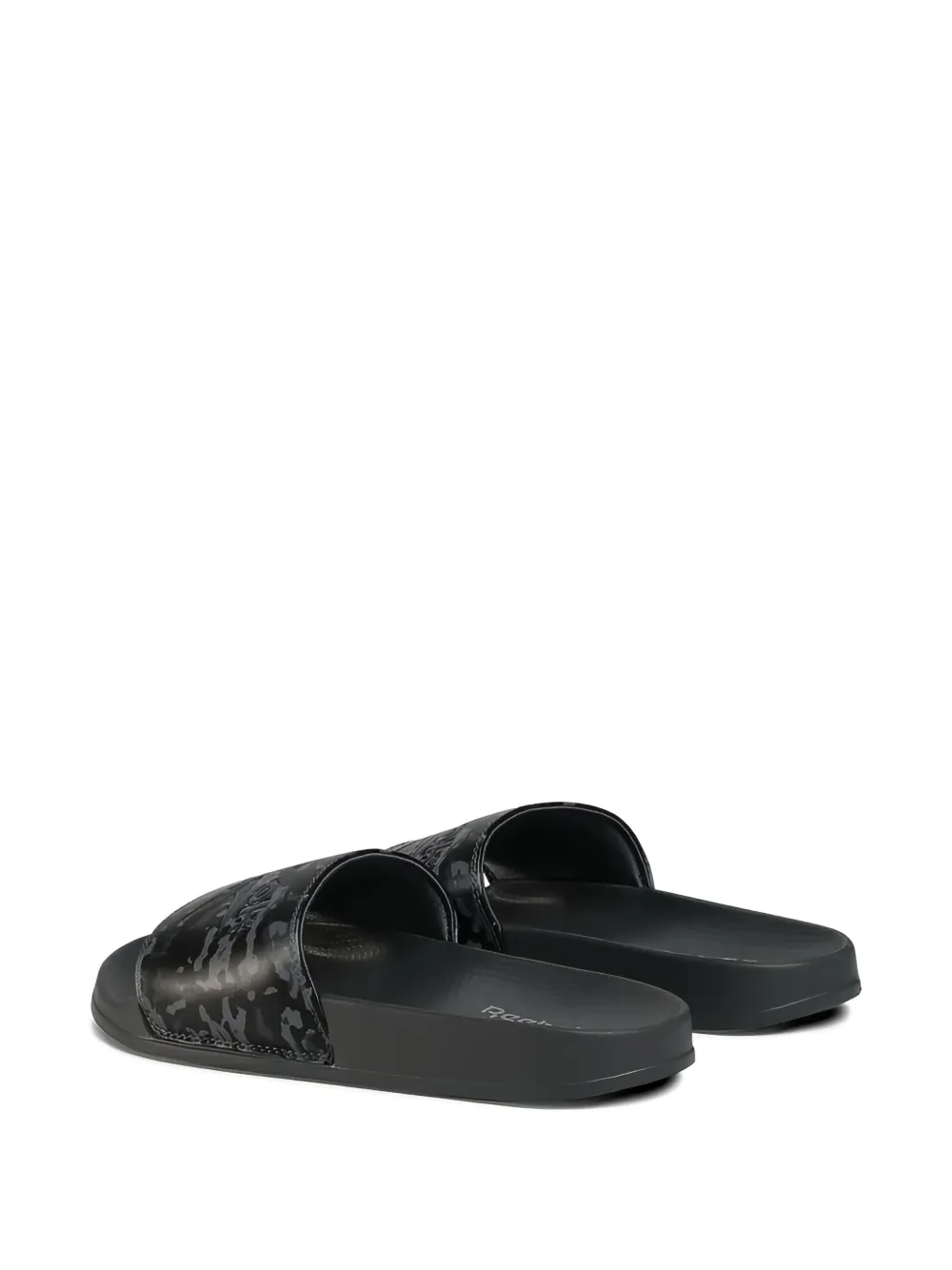 Reebok camo-print slides Black