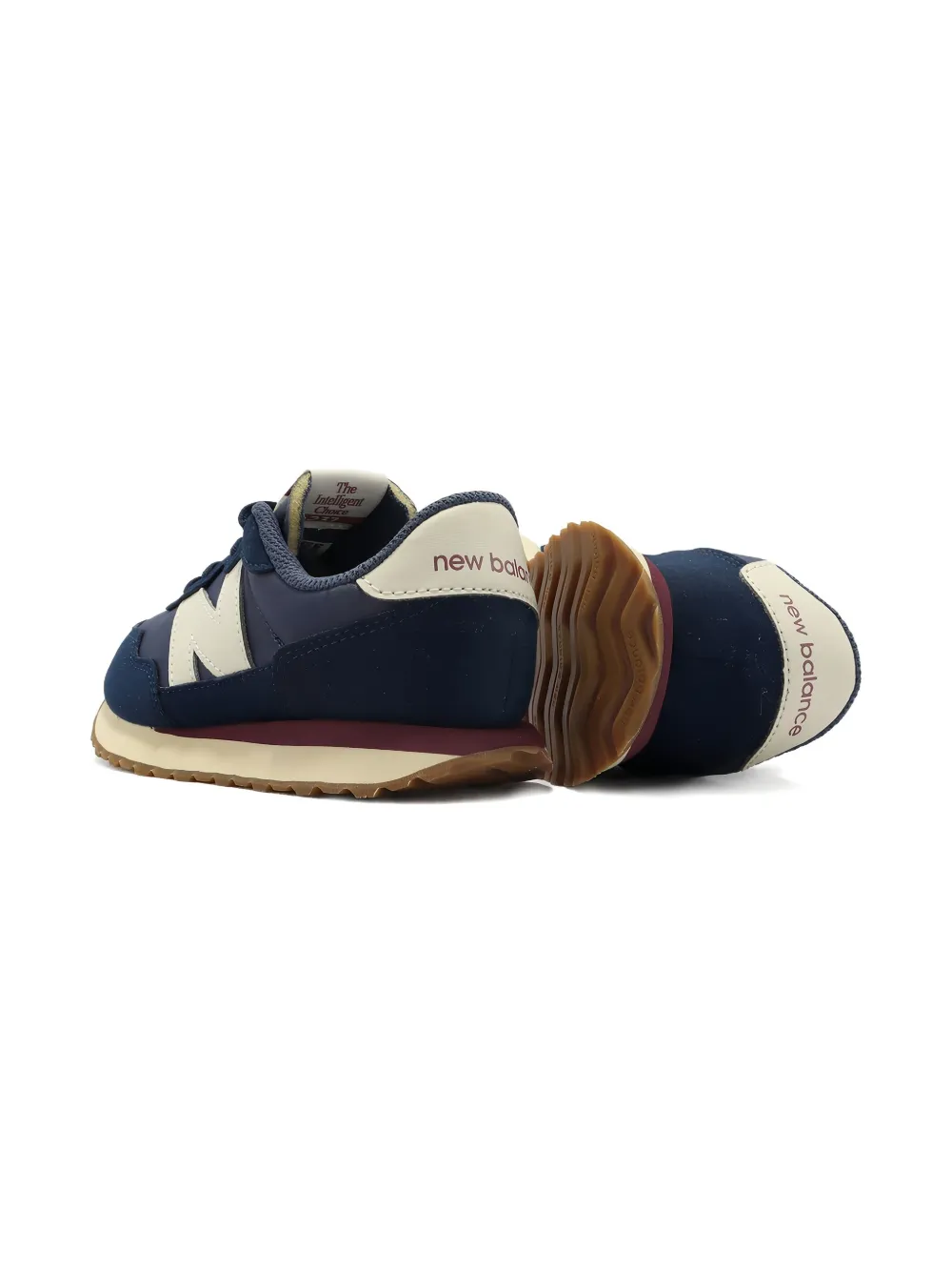 New Balance Kids 237 Bungee Lace "Navy Turtledove" sneakers Blue