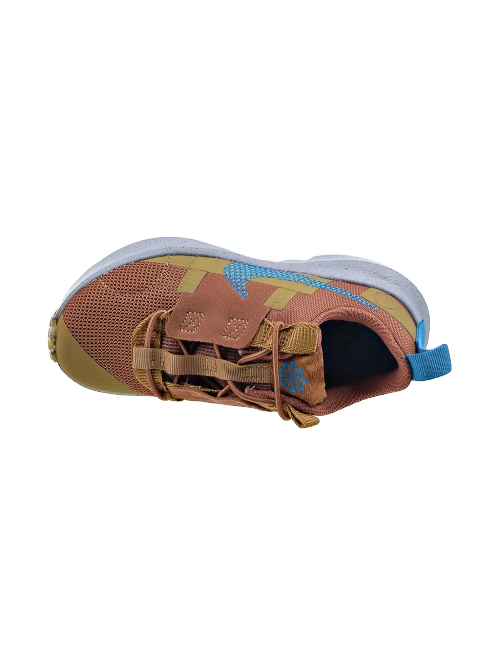 Nike Kids Crater Impact "Mineral Clay Elemental Gold Chambray Blue Laser Blue" sneakers Brown