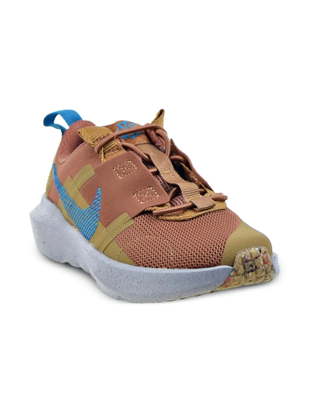 Nike Kids Crater Impact "Mineral Clay Ele tal Gold Chambray Blue Laser Blue" sneakers Brown
