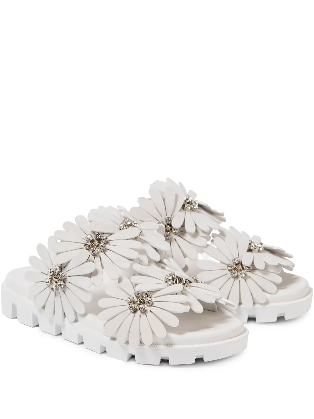 Christian Louboutin Flora Cool Slides | blanco | Image 1