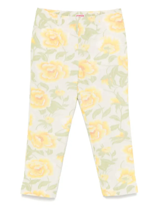 Kenzo Peonies パンツ | イエロー | FARFETCH JP