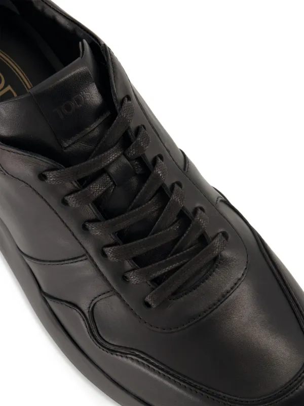 Tod's レースアップ レザースニーカー | ブラック | FARFETCH JP