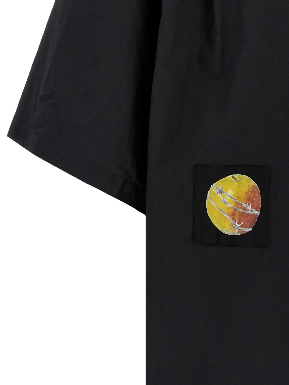 Undercover Overhemd verfraaid met patch Zwart