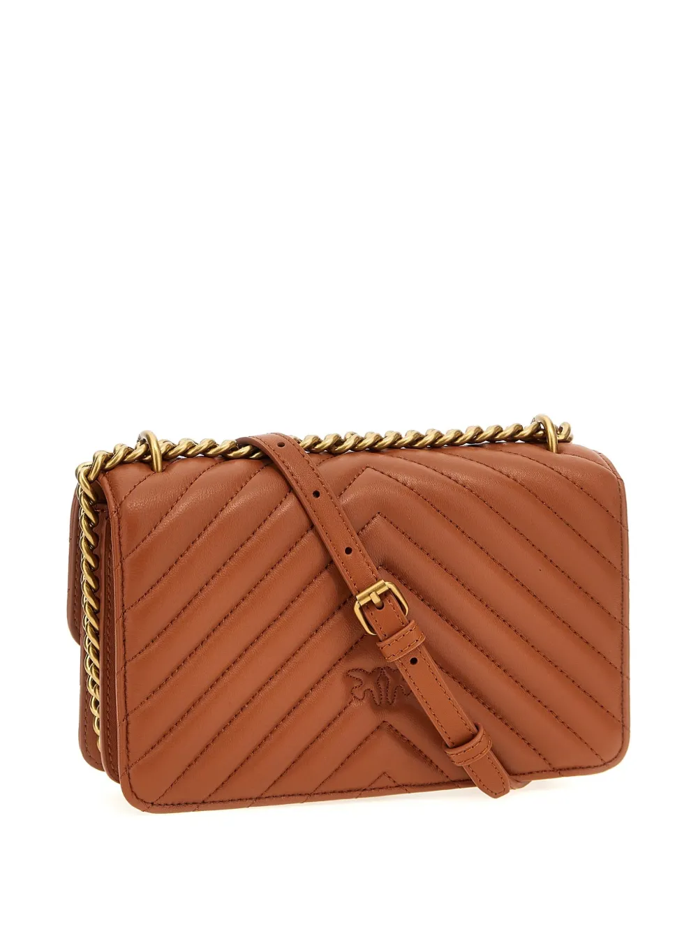 PINKO mini Love One crossbody bag - Bruin